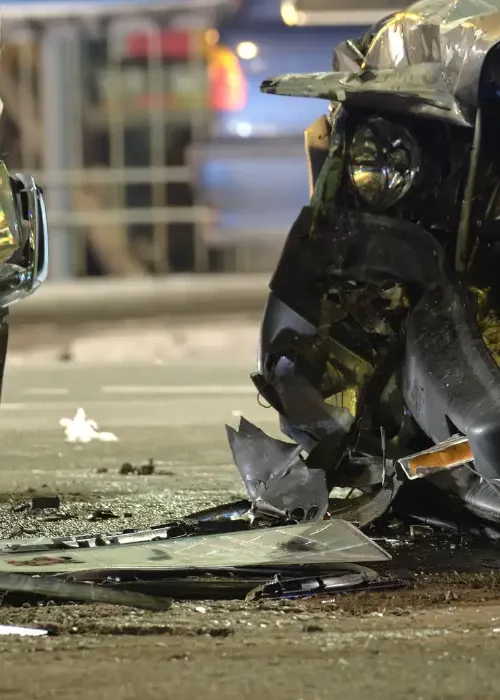 Odds of dying in a car crash